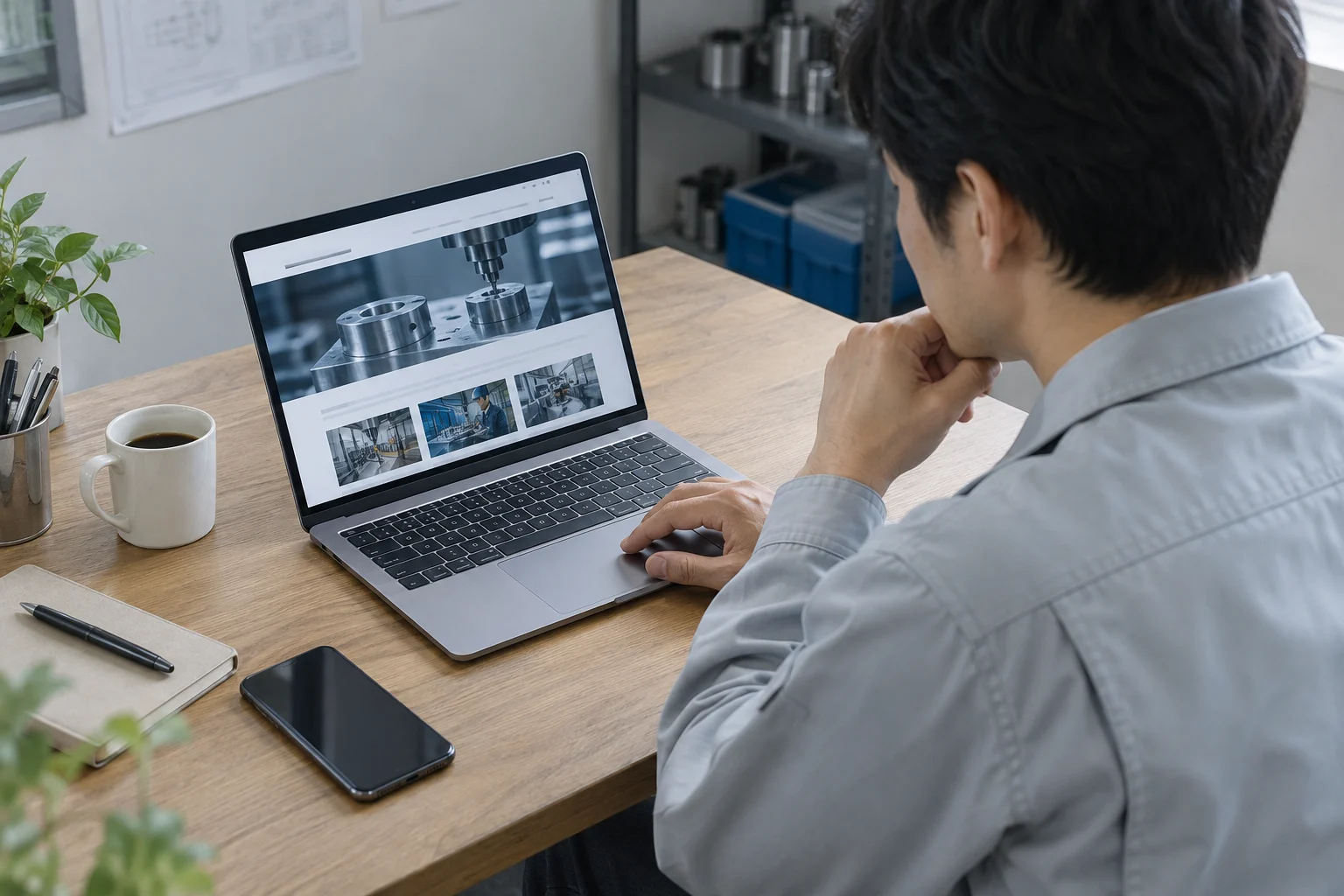 問い合わせ前の迷いを減らすをテーマにした業務場面のイメージ