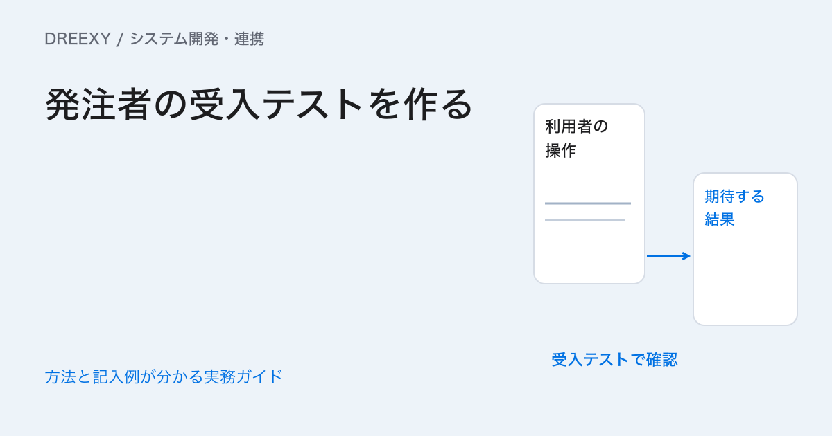 発注者の受入テストは何を試す？通常・入力違い・やり直しの確認表の実務ガイド。業務の受入テストメモ